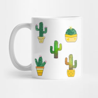 CUTE Desert Cactus - Cute Cactus Art Mug